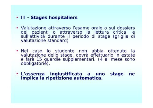 5° ANNO - Facoltà di Medicina e Chirurgia - Università degli studi di ...