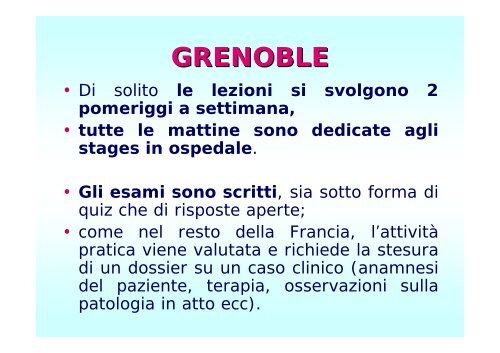 5° ANNO - Facoltà di Medicina e Chirurgia - Università degli studi di ...