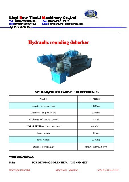 Quotation-Hydraulic Debarker.pdf