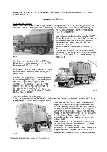 Løskarosser i Hæren - Danish Army Vehicles Homepage