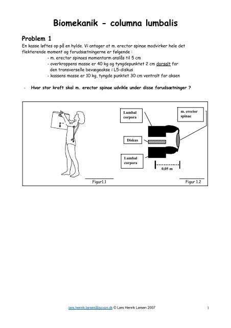 Biomekanik opgaver.pdf - Netfysioterapi.dk