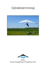 Optræksterminologi - Fasterholt Hanggliding & Paragliding Center
