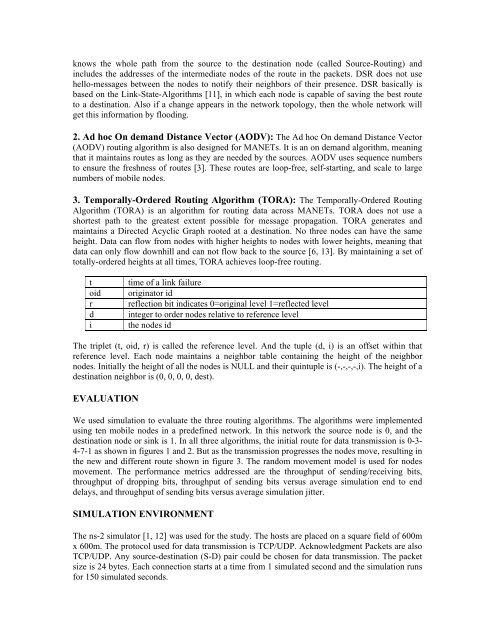 Performance Comparison of Ad Hoc Routing Protocols: An ...