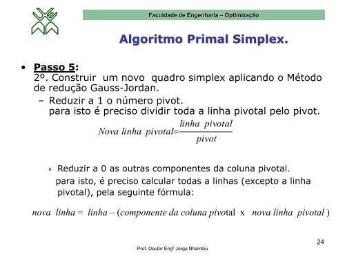 x - Prof. Doutor Jorge Olivio Penicela Nhambiu