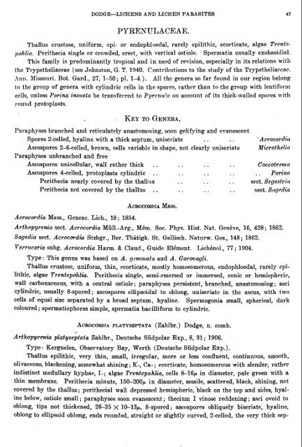 LICHENS AND LICHEN. PARASITES