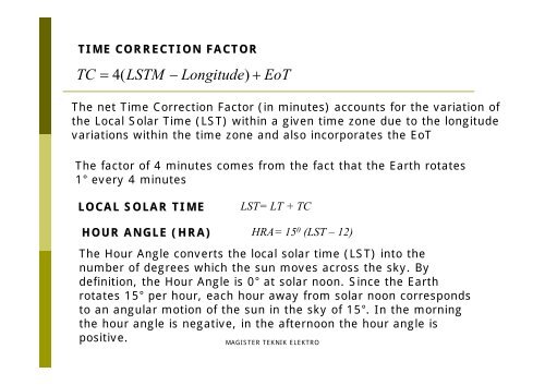 SUN RADIATION