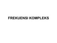 FREKUENSI KOMPLEKS