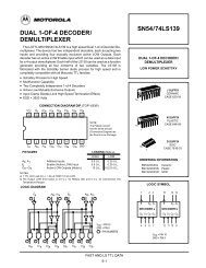 DUAL 1-OF-4 DECODER/ DEMULTIPLEXER SN54/74LS139