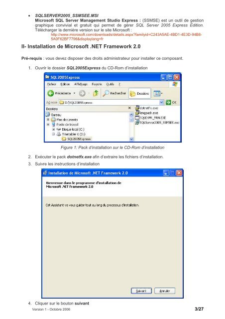 Installation de Microsoft SQL Server 2005 Express Edition pour l ...