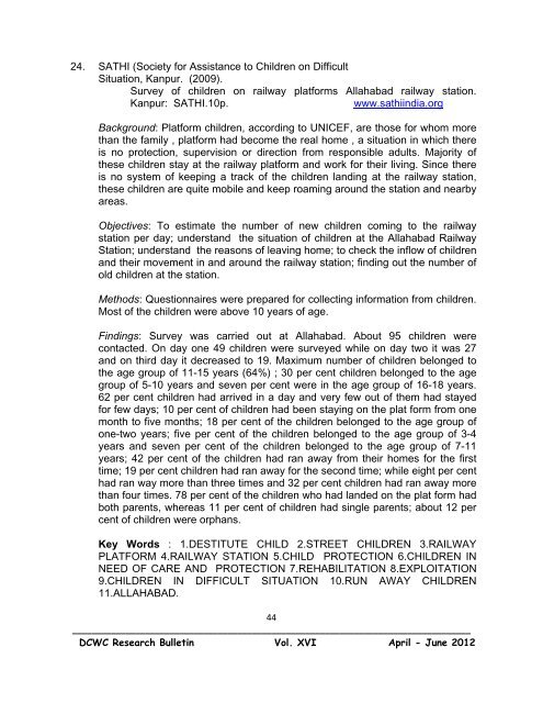 Vol. XVI Issue 2 April - June 2012 2012 Documentation ... - Nipccd