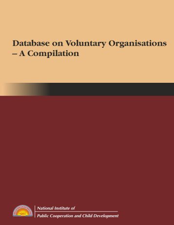 Database on Voluntary Organisations - Nipccd