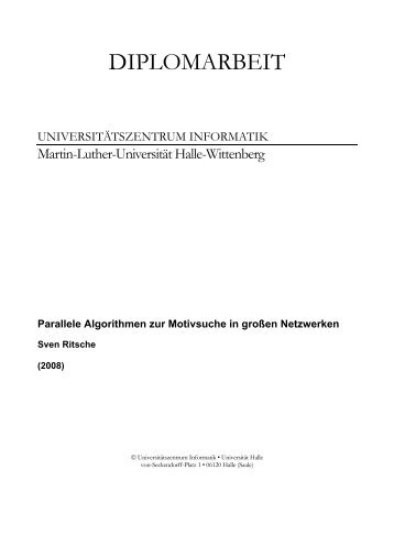 Parallele Algorithmen zur Motivsuche in großen Netzwerken