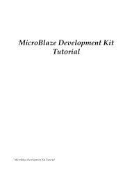 MicroBlaze Development Kit Tutorial - Xilinx