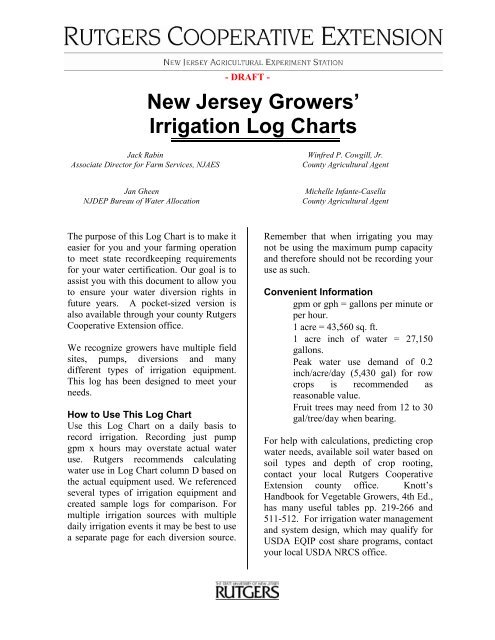 Irrigation Log Charts - Rutgers New Jersey Agricultural Experiment ...