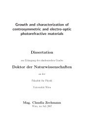 Growth and characterization of centrosymmetric and electro-optic ...