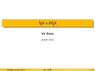 TeX a LaTeX