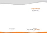 Druckvorlage Studieninformationen Psychologie (B.Sc.)