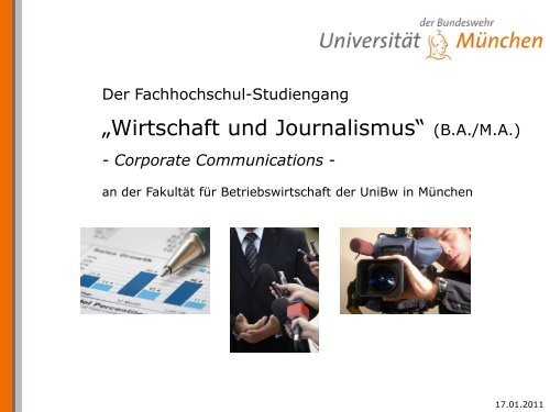 ?Wirtschaft und Journalismus? (B.A./M.A.) - bundeswehr-karriere