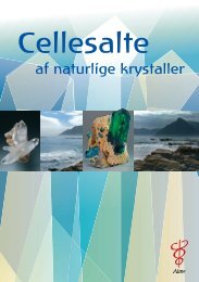 Cellesalte af naturlige krystaller - Alma