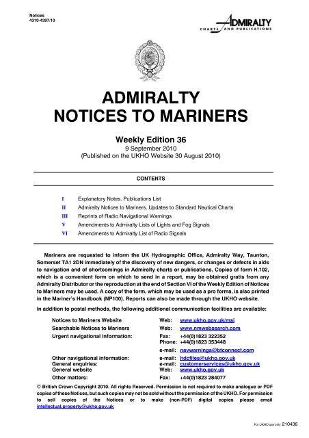 Local Notice To Mariners Chart Corrections