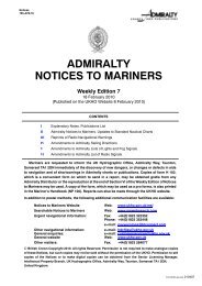 Weekly Edition 07 of 2010 - United Kingdom Hydrographic Office