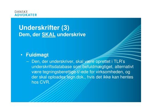 PROBLEMSTILLINGER (1) - Danske Advokater