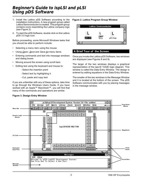 Beginner's Guide to ispLSI and pLSI Using pDS Software