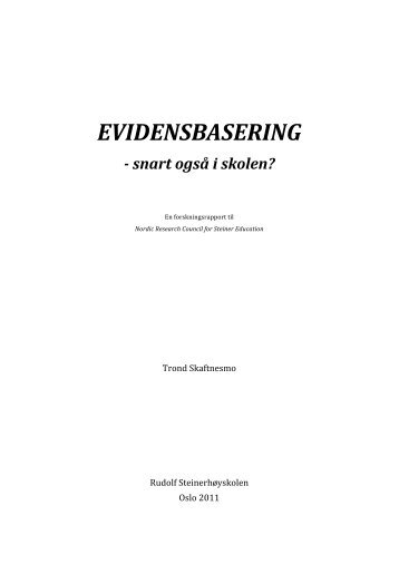 EVIDENSBASERING - Norense