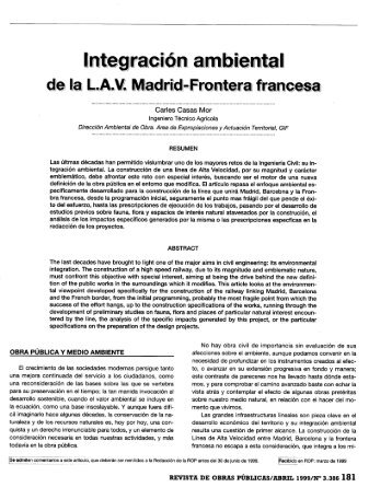 Artículo a texto completo en formato PDF - Revista de Obras Públicas