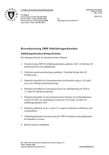 beslutad 2010-02-11 - Insyn