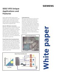 VFD Uniques Features.qxd - Siemens Building Technologies