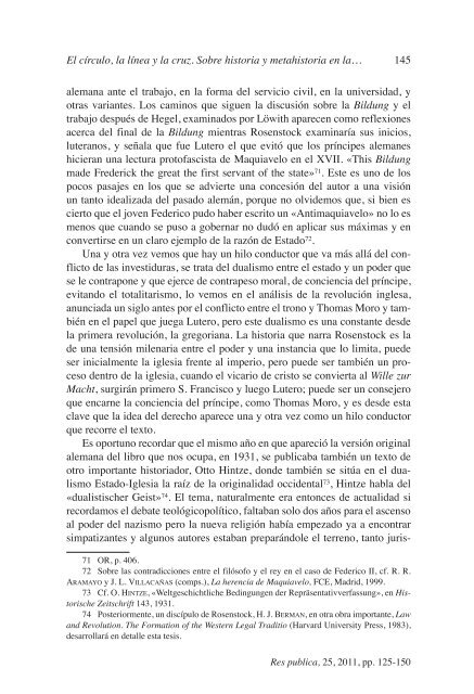 El círculo, la línea y la cruz. Sobre historia y metahistoria en la teoría ...