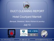 DUCT CLEANING REPORT 