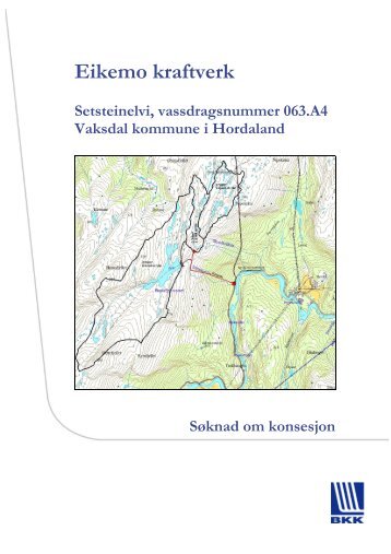 Eikemo kraftverk - Skjema Nve
