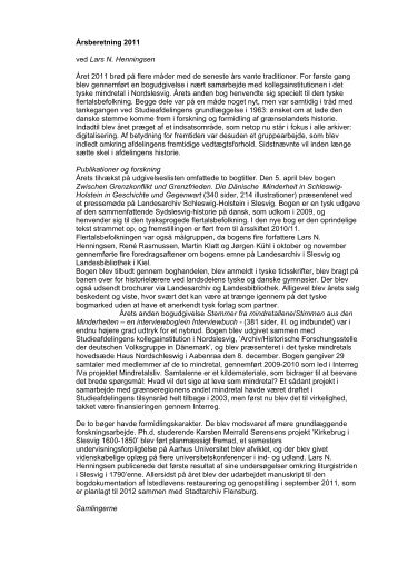 Læs hele beretningen som pdf - Studieafdelingen og Arkivet
