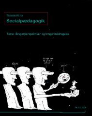 Tidsskrift for Socialpædagogik, Nummer 22, 2009 - Dansk Forening ...