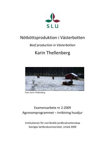 Karin Thellenberg - SLU