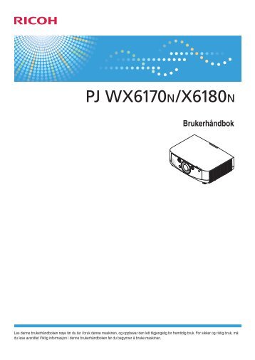 Brukerhåndbok - Firmware Download Center - Ricoh