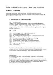 Evalueringsrapport 2006 - Levanger kommune