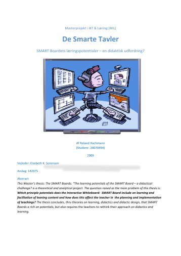 De Smarte Tavler - Digitale Didaktiske Designs