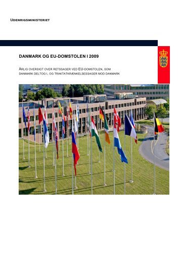 DANMARK OG EU-DOMSTOLEN I 2009