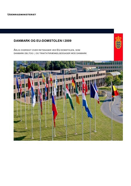 DANMARK OG EU-DOMSTOLEN I 2009