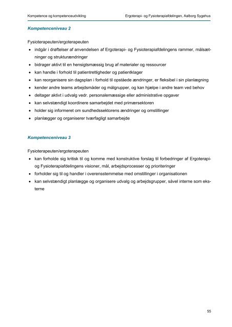 Kompetence & kompetenceudvikling 2009 for ergo - Aalborg ...