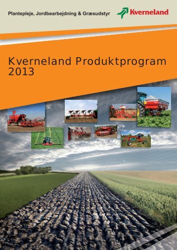 Kverneland Produktprogram 2013 - WebProof