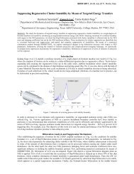 Suppressing Regenerative Chatter Instability by Means of Targeted ...