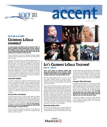 Accent le journal, juin 2012 - Ville de Montréal