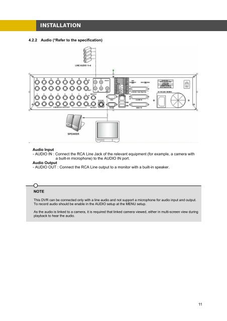 16/ 8/ 4 CH MPEG4 Multiplex DVR USER MANUAL - Surveillance ...