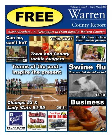 Swine flu - Warren County Report