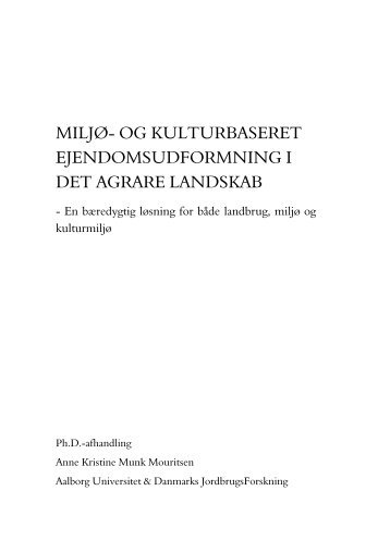 Phd thesis - VBN - Aalborg Universitet