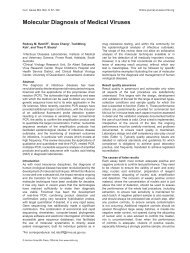 Molecular Diagnosis of Medical Viruses - Horizon Scientific Press